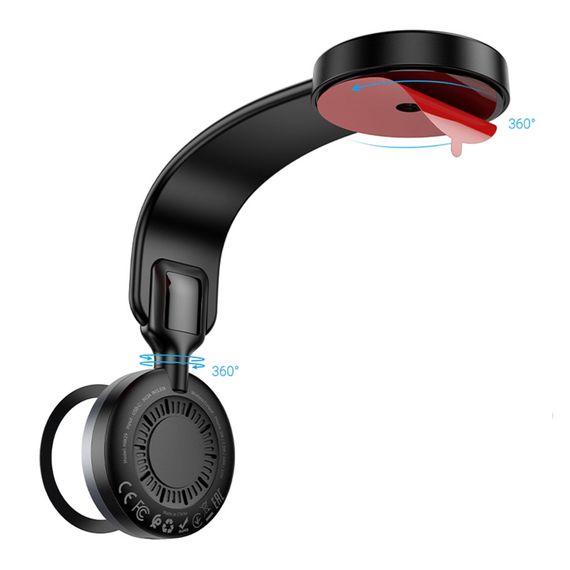 Автодержатель Hoco HW29 Magnetic Ring Wireless 15W | Зображення 5