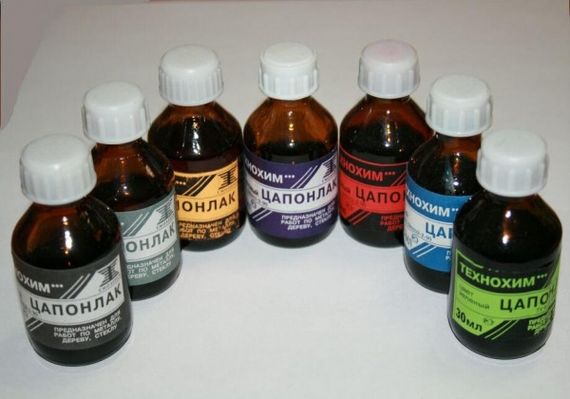 Цапон ЛАК, жовтий, для захисного покриття друкованих плат, малювання доріжок плат перед травленням