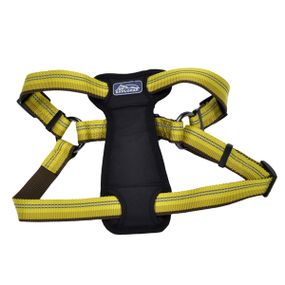 Шлей для собак світловідбивна Coastal K9 Explorer Harness, 50-76 см, жовта