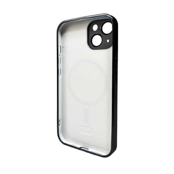 Чохол для смартфона AG Glass Sapphire Frame MagSafe Logo for Apple iPhone 15 Black | Зображення 1
