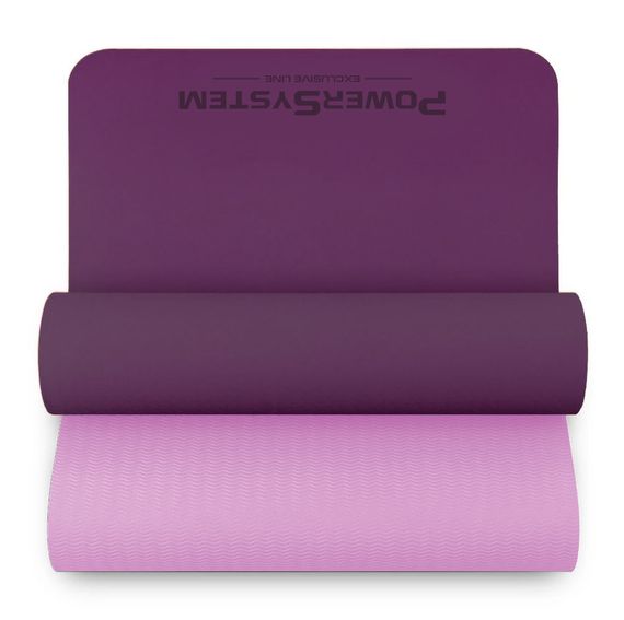 Килимок для йоги та фітнесу Power System PS-4060 TPE Yoga Mat Premium Purple (183х61х0.6)