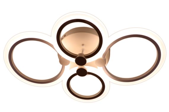 Люстра світлодіодна стельова LED світильник для квартири на стелю лед з пультом 25607 Білий 10х39х61 см. | Зображення 6