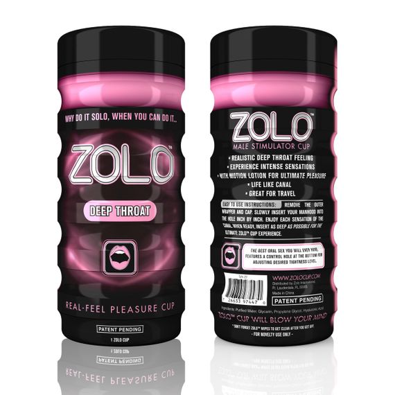 Мастурбатор із імітацією глибокого горла Zolo Deep Throat Cup, рожевий Sex Aura | Зображення 1