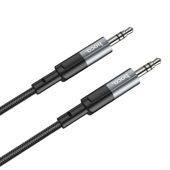 Аудiокабель HOCO UPA23 AUX audio cable Metal Gray | Зображення 1