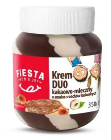 Шоколадно-молочная паста с орехами Kriss Duo, 350 г, Польша