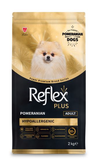 Сухой корм для собак породы померанский шпиц Reflex Plus Pomeranian, 2 кг