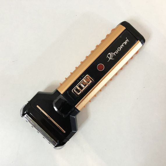 Електрична бритва Gemei GM 789, 3 насадки. OY-327 Колір коричневий | Зображення 5