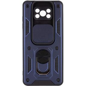 Чохол Ummi Camshield Serge Ring для Xiaomi Poco X3 NFC / Poco X3 Pro Синій