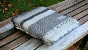 Плед Aksu 160×220 см. Cunda Gri