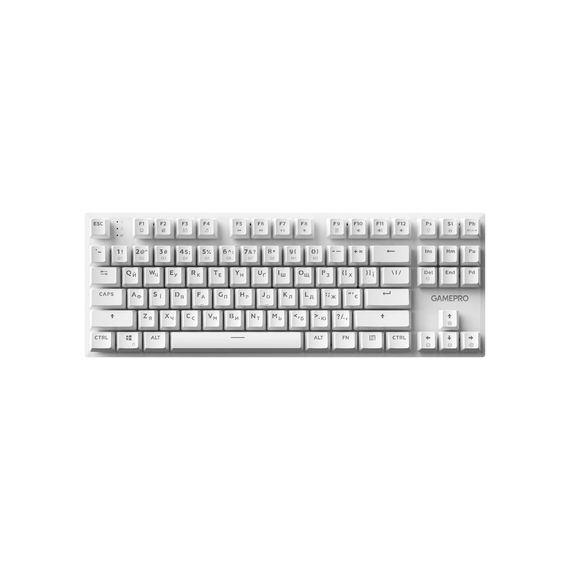 Клавіатура GamePro Genesis Joker MK124W Outemu Red Switch USB UA White (MK124W) | Зображення 6