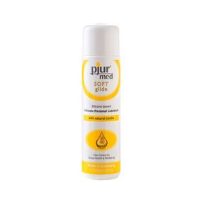 Силіконовий лубрикант pjur MED Soft glide 100 мл з олією жожоба для дуже сухої та чутливої шкіри