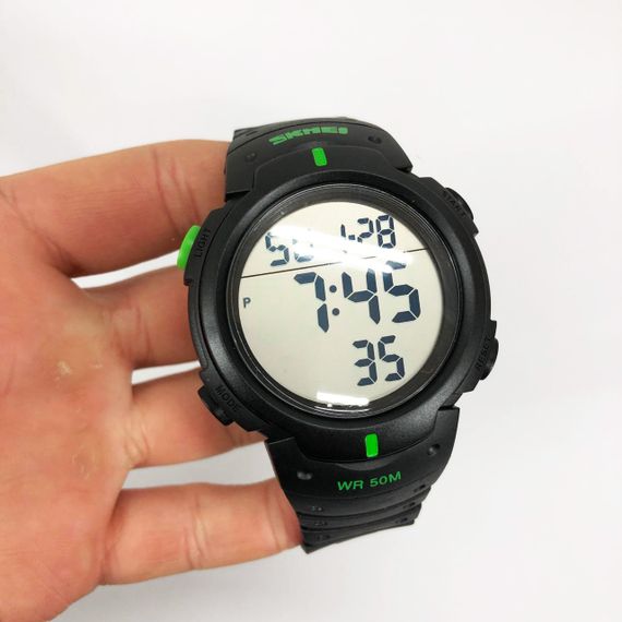 Протиударні військові чоловічі годинники SKMEI, Електронні вологозахищені наручні годинники YA-92 | Зображення 5