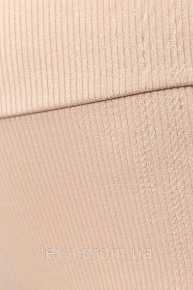 Лосини жіночі в рубчик колір бежевий FA_006777 | Зображення 4