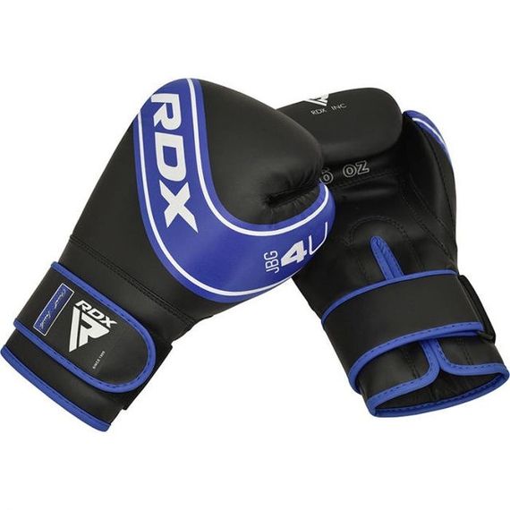 Боксерські рукавиці RDX 4B Robo Kids Blue/Black 6 унцій (капа в комплекті) | Зображення 2