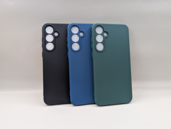 Samsung Galaxy A55 | Протиударний чохол Wave | Soft Touch | Зелений | Зображення 1