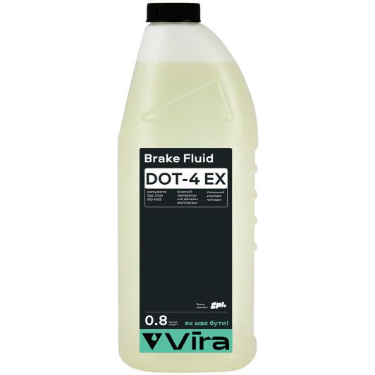 Рідина гальмівна VIRA Brake Fluid DOT-4 EX 0,8 л (VI1203)