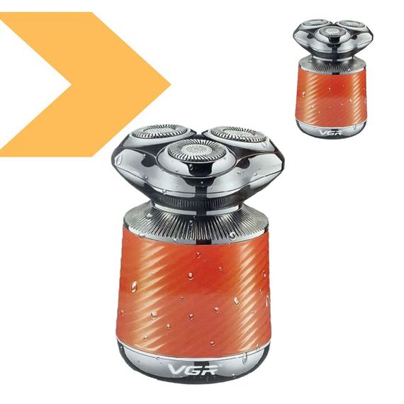 Електробритва 3 в 1 XPRO V-391 ORANGE, водонепроникна, LED-дисплей (46094-_669) | Зображення 1