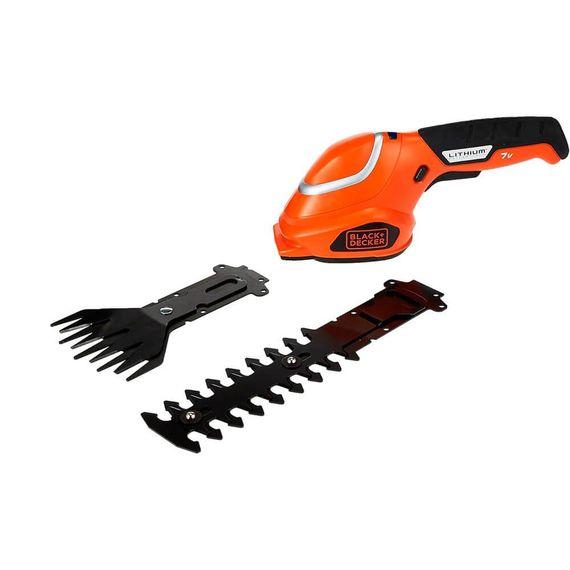 Кущоріз-ножиці акумуляторні BLACK+DECKER GSL700KIT | Зображення 1