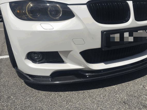Накладка на передній бампер Lip Hamman-Style V2 (для M3, Карбон) для BMW 3 серія E-90/91/92/93 2005-2011 рр | Зображення 9