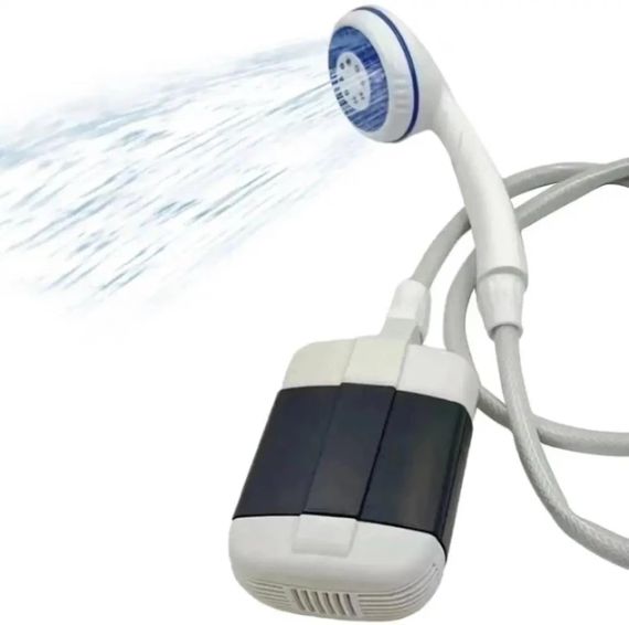 Душ портативный, кемпинговый с помпой на аккумуляторе USB Travel shower  2200 мАг | Зображення 5