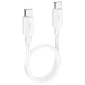 Дата кабель Hoco X96 Hyper Type-C to Type-C 60W (0.25m) White