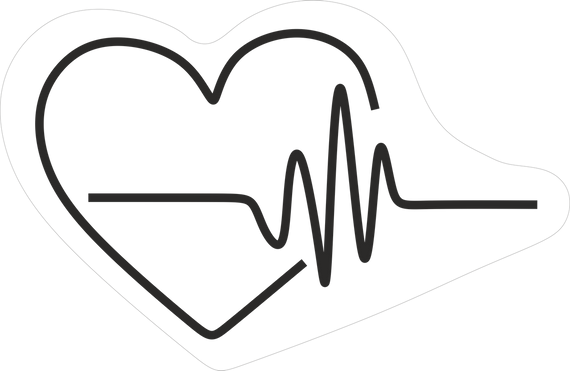 Неоновий світильник Серце кардіо 400х260 acr-n000009 | Зображення 2