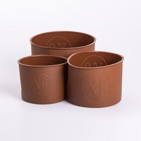 Набор форм для выпечки пасхи силиконовые 3 шт 1.7 л, 1 л, 0.6 л формочки для кулича круглые