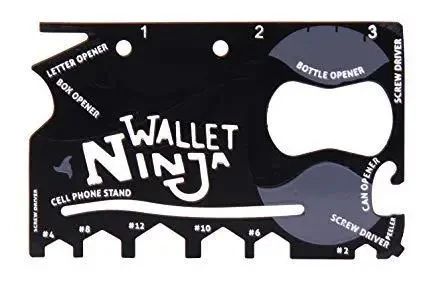 Мультитул - кредитка Wallet Ninja 18 1 | Зображення 1