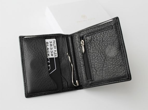 Мужской компактный кошелек Philipp Plein black | Зображення 2