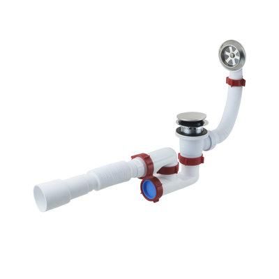 Сифон для ванни Polmark з переливом та гофр 40x40/50 PM 40 SF 30 12