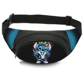 Сумка-бананка дитяча з принтом Стіч поясна сумка для хлопчика (4642)