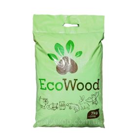 Наполнитель для туалета для домашних животных EcoWood древесный 7 кг E-800580