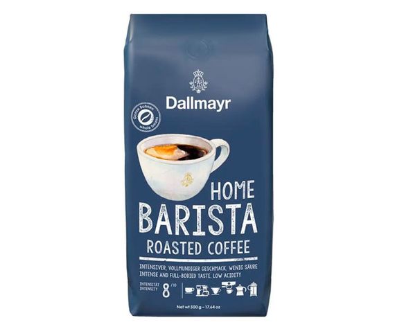 Кофе в зернах Dallmayr Home Barista, 500г , Германия (купаж арабики и робусти)