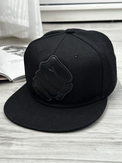 Кепка снепбек (Snapback) Кулак 56-61р Чорний (9046)