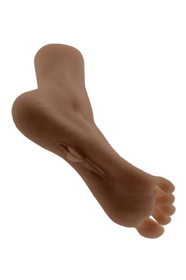 Мастурбатор стопа Zero Tolerance Pussy Footin коричневый, 23 см sexstyle | Зображення 1