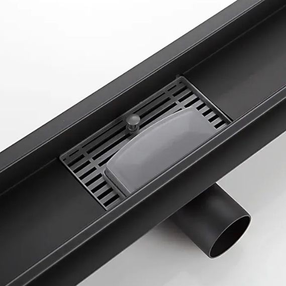 Душовий трап Gappo 70х700 мм, нержавіюча сталь, чорний G87007-36 | Зображення 4