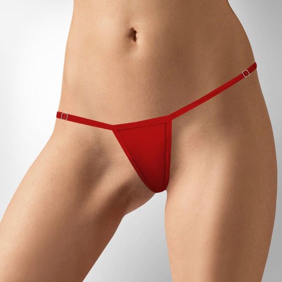 Сексуальные трусики с цепочкой Bad Bitch красные, размер XS-M sexstyle | Зображення 1