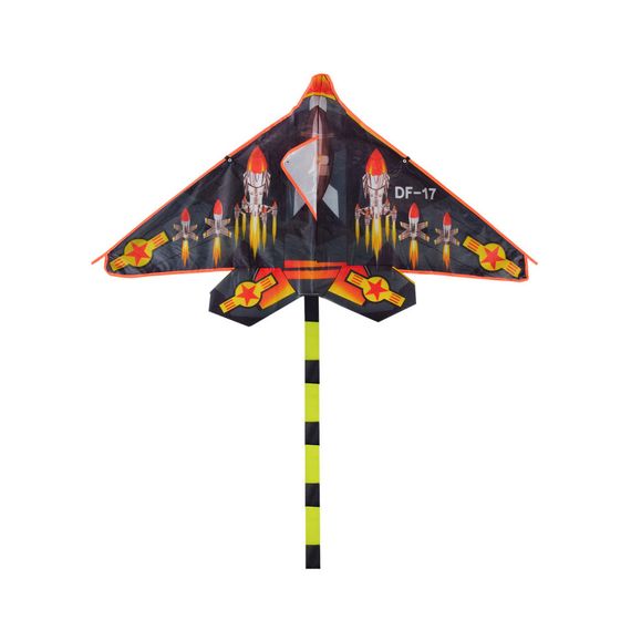 Воздушный змей "Самолет" VZ2212 200 см Черный