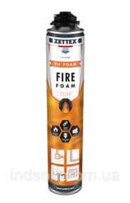 Zettex Fire Foam - вогнестійка монтажна піна