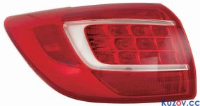 Фонарь задний Kia Sportage 10-15 левый (TYC) внешний 924013W000