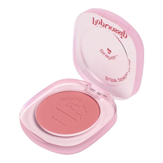 Рум'яна для обличчя з сатиновим фінішем Pop Gossip Blushuu Silky powder blush - №04 Dusky Blush (3.2 g) | Зображення 1