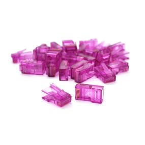 Коннектор Ritar RJ-45 8P8C UTP Cat-5 (100 шт / уп.) Violet