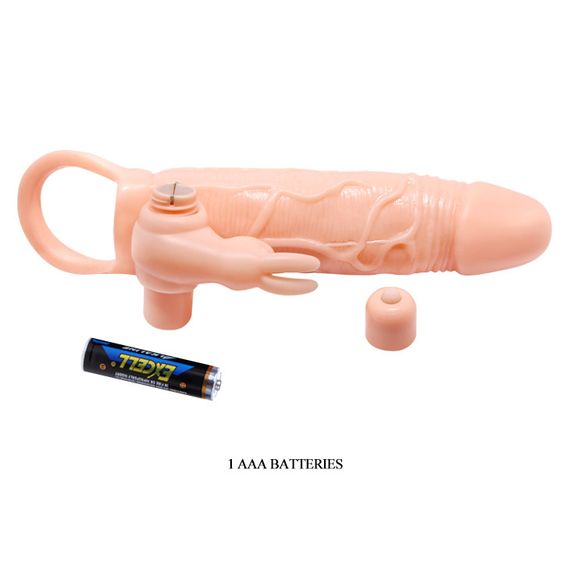 Насадка на пеніс BAILE BRAVE MAN 10 Vibraton Sex Aura | Зображення 7
