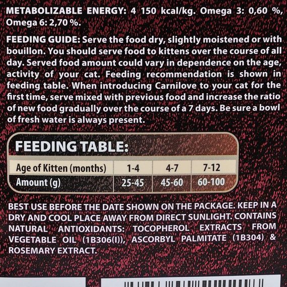 Корм сухий Carnilove Cat Kitten для кошенят з лососем та індичкою 6 кг | Зображення 4