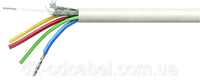 Кабели для систем видеонаблюдения CCTV mini RG-59+(2*0,50+2*0,22) "Одескабель"