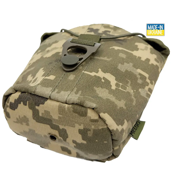 Фляга армійська 1л в чохлі-підсумку Оксфорд 1000 D PU Піксель ММ-14 (фляга тактична польова індивідуальна) | Зображення 4