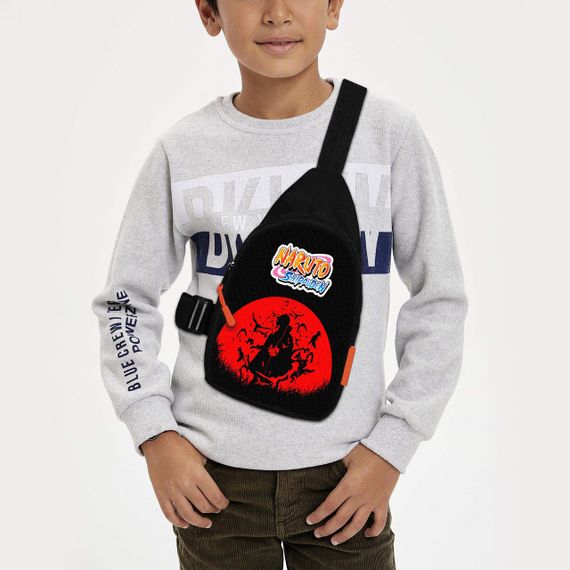 Сумка через плече дитяча Аніме Naruto 29х17 см сумка слінг для хлопчика (02045)