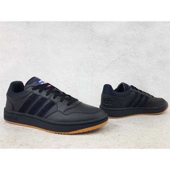 Кросівки-кеди чоловічі adidas Hoops 3.0 GY4727 (чорні, повсякденні, закриті, круглорічні, бренд адідас) | Зображення 3