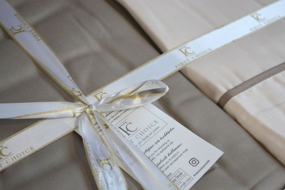 Постільна білизна First Choice Deluxe Satin 200 х 220 см Serenity Ivory Mink | Зображення 5