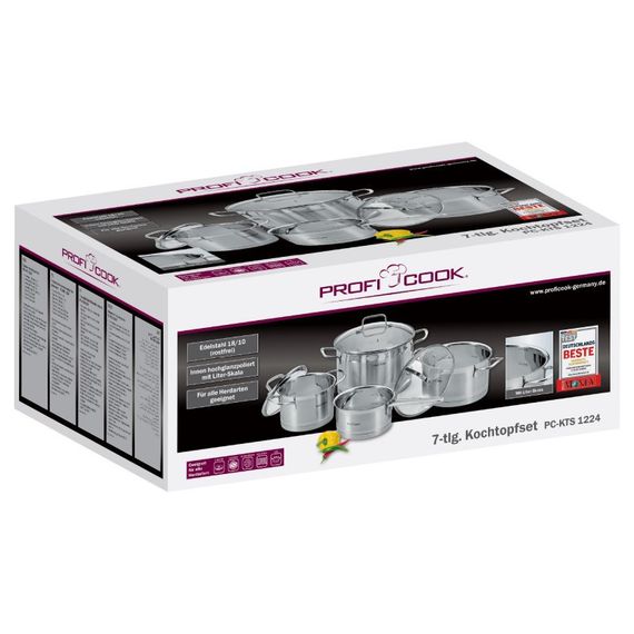 Набор кастрюль ProfiCook PC KTS 1224 — качество и удобство на вашей кухне | Зображення 8